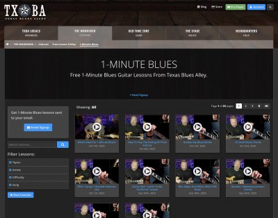 Introducing A New, Consistent Design For Lesson And Backing Track Pages