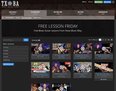 Introducing A New, Consistent Design For Lesson And Backing Track Pages
