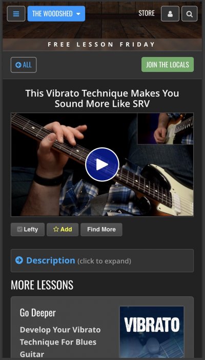 Introducing A New, Consistent Design For Lesson And Backing Track Pages
